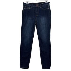 Judy Blue Jeans Size 13 Skinny Fit Blue Dark Wash Stretch Denim 5 Pocket